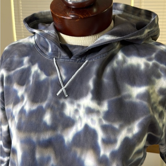 Lululemon All Yours Hoodie Tie Dye Fleece 4 Graphite Grey Excellent Condition - Picture 3 of 7